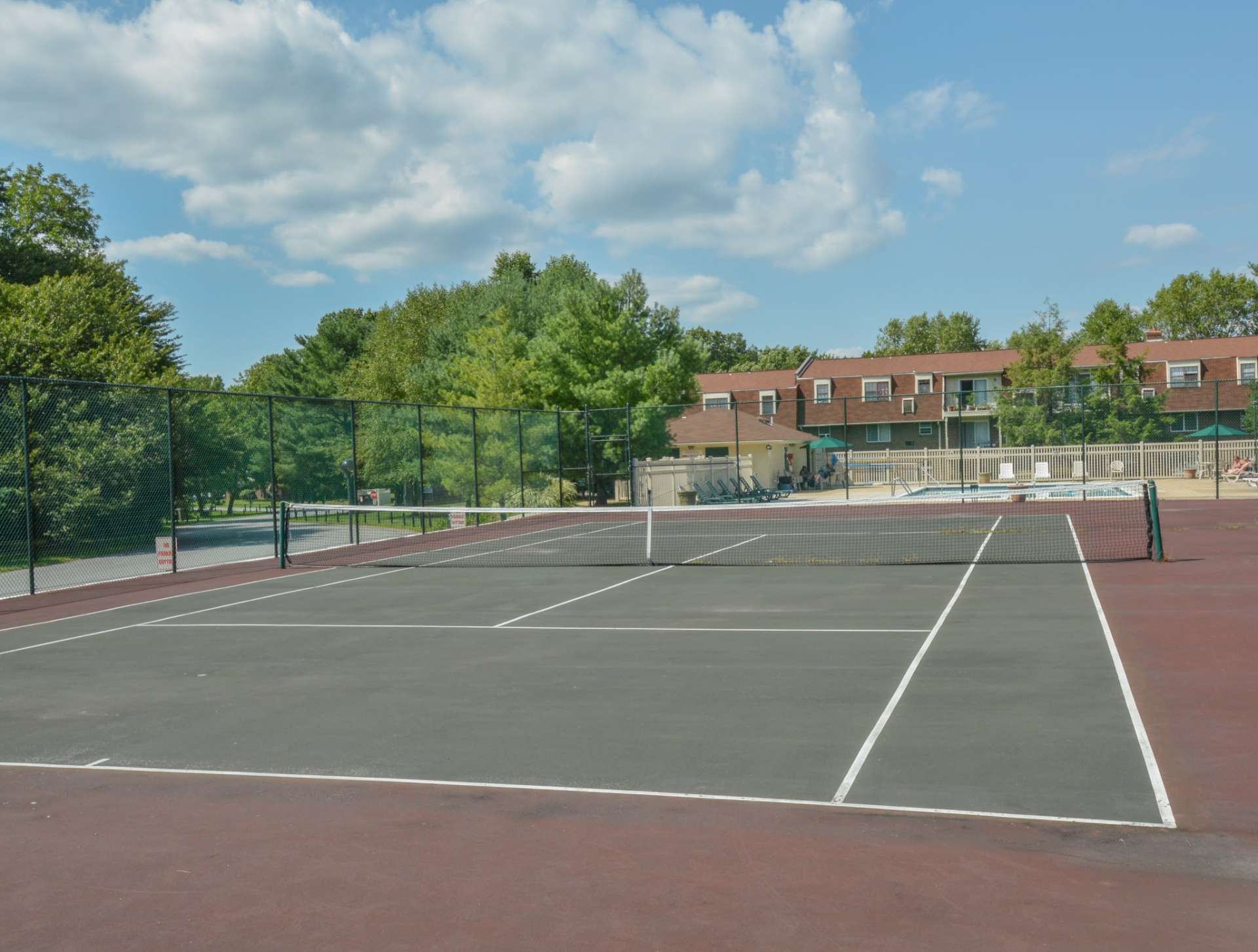 Tennis court area of our community