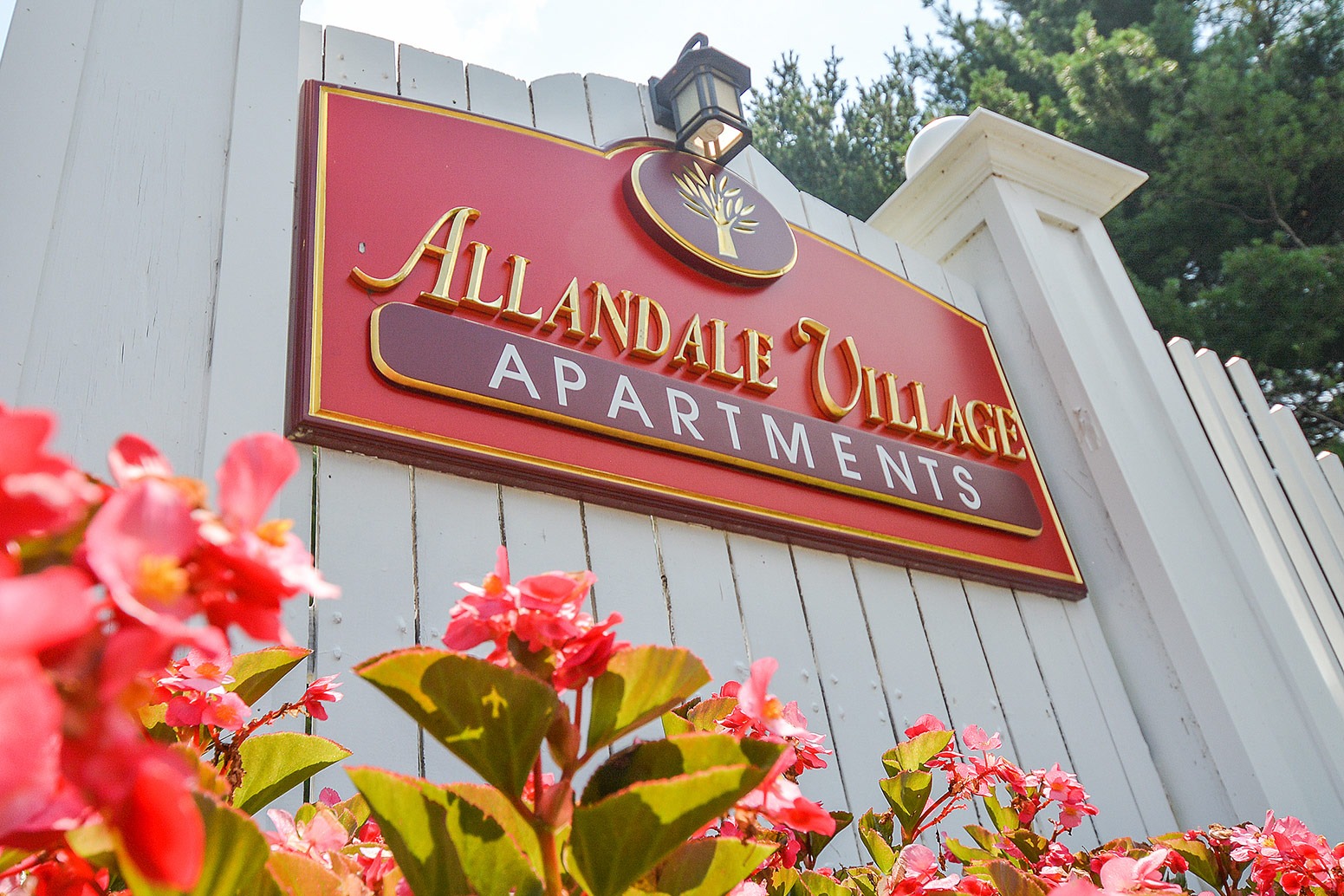 Allandale Village Apartments Property Sign