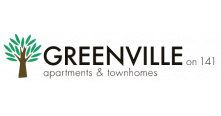Greenville on 141 Apartments & Townhomes logo. 