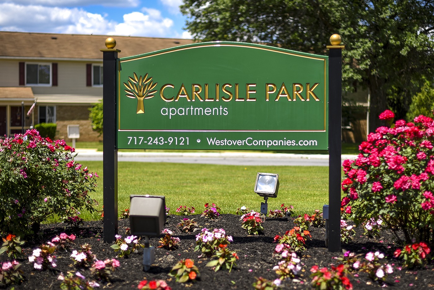 Carlisle Park apartments sign